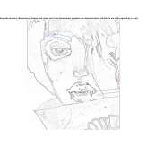 The author made an artistic print Antrain