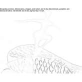 The author made an artistic print Antrain