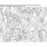The author made an artistic print Antrain
