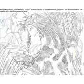 The author made an artistic print Antrain