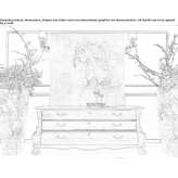 The author made an artistic print Antrain