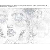 The author made an artistic print Antrain