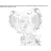 The author made an artistic print Antrain