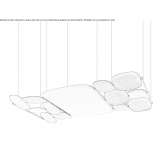 Ognioodporny wiszący panel akustyczny Trevira® CS Pomichna