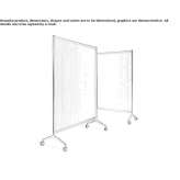 Free-standing polycarbonate protective barrier Derrybeg