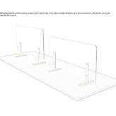 PMMA desk barrier Nevoy