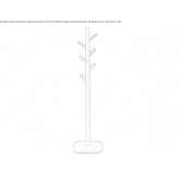 Steel clothes hanger Elen