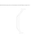 Hak ścienny ze stali i drewna Nicoya