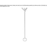 Coat stand made of ABS Hemsbach