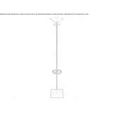 Metal clothes hanger with umbrella stand Planes