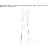 Clothes hanger made of polyethylene Liebenau