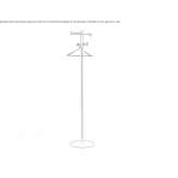 Clothes hanger made of chrome-plated steel Ocros