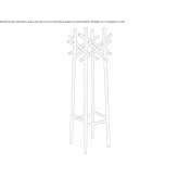 Wooden clothes hanger Naidas