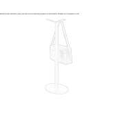 Steel clothes hanger Sorbara