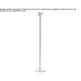 Brushed steel clothes rack Jonuta