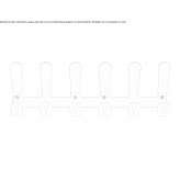 Metal clothes hanger mounted on the wall Siston
