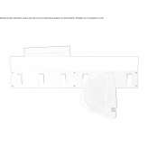 Wall hanger made of powder-coated steel Afration