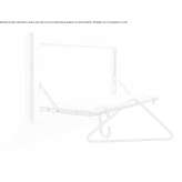 Plywood clothes hanger mounted to the wall Erkheim