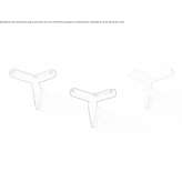Metal office hanger mounted on the wall Rohatec