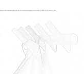 Wooden clothes hanger mounted to the wall Zlatar