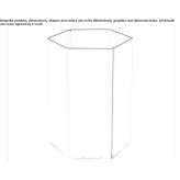 Stainless steel waste paper bin Akirkeby