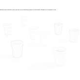 Polypropylene waste paper bin Lamballe