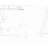 Polycarbonate waste paper container Thame