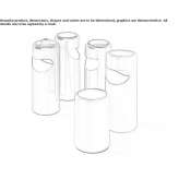 Technopolymer waste paper bin Varteju