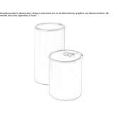 Steel waste paper bin Zetland