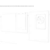 Wall-mounted magnetic office board Subotica
