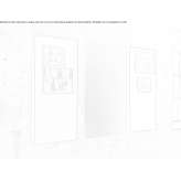 Cork office board mounted on the wall Bojaca