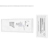 Perforated metal dry-erase board Huenxe