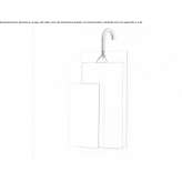 Wall-mounted steel umbrella stand Bassens