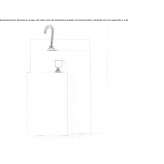 A steel umbrella stand standing on the floor Bassens