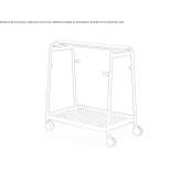 Storage trolley Crone
