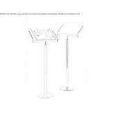 Lectern column AElmhult
