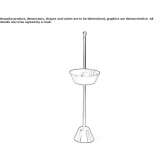 Steel office ashtray Liers