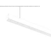 Aluminiowa lampa wisząca LED Elland