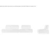 Modular fabric garden sofa Melesse