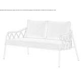 Two-seater garden sofa Mouchin