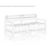 Inflatable 2-seater sofa made of thermoplastic polyurethane Neraste