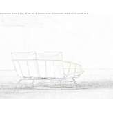 Two-seater garden sofa Irschen