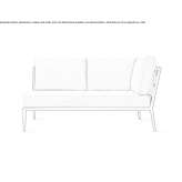 Modułowa sofa ogrodowa z tkaniny Sarule
