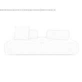 Modular fabric sofa with a removable cover Ferriday