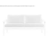 Dwuosobowa sofa ogrodowa z drewna tekowego Lezan