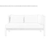 Two-seater, rope garden sofa Arpajon