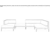 Modułowa sofa ogrodowa Ethimo LightWick® Boinesti