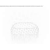 3-seater polyethylene garden sofa with light Hindley