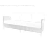 Lloyd Loom 3-seater garden sofa Werpeloh