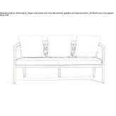 Teak garden sofa Koczala